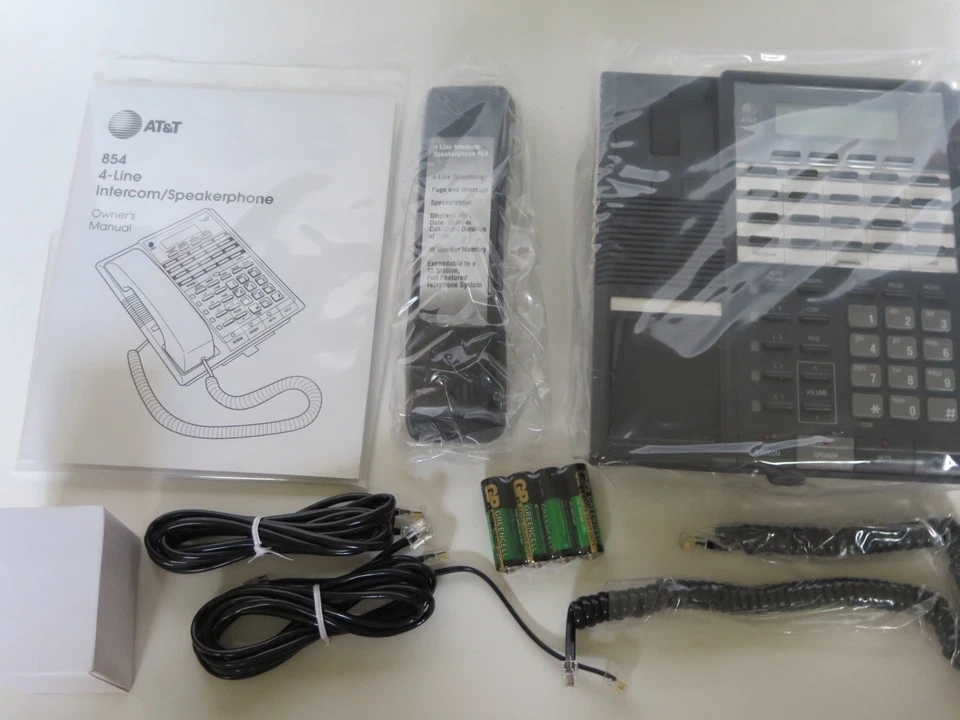 AT&T 4 Line Speaker Phone #854 (36 Auto Dials/Conference/Paging) Brand New - Image 2 of 2