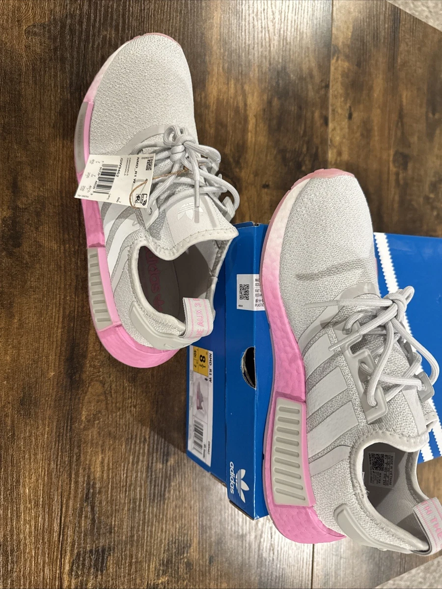 adidas gazelle silver green womens adidas Nmd R1 Cloud White Acid Red (Women's) main image 0
