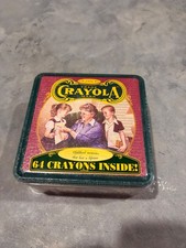 Vintage 1994 Crayola Crayon Collectors Tin w/grandma Box 64Crayons NEW unopened