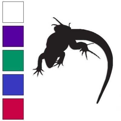 Gecko Anole Lizard, Vinyl Decal Sticker, Multiple Colors & Sizes #2861