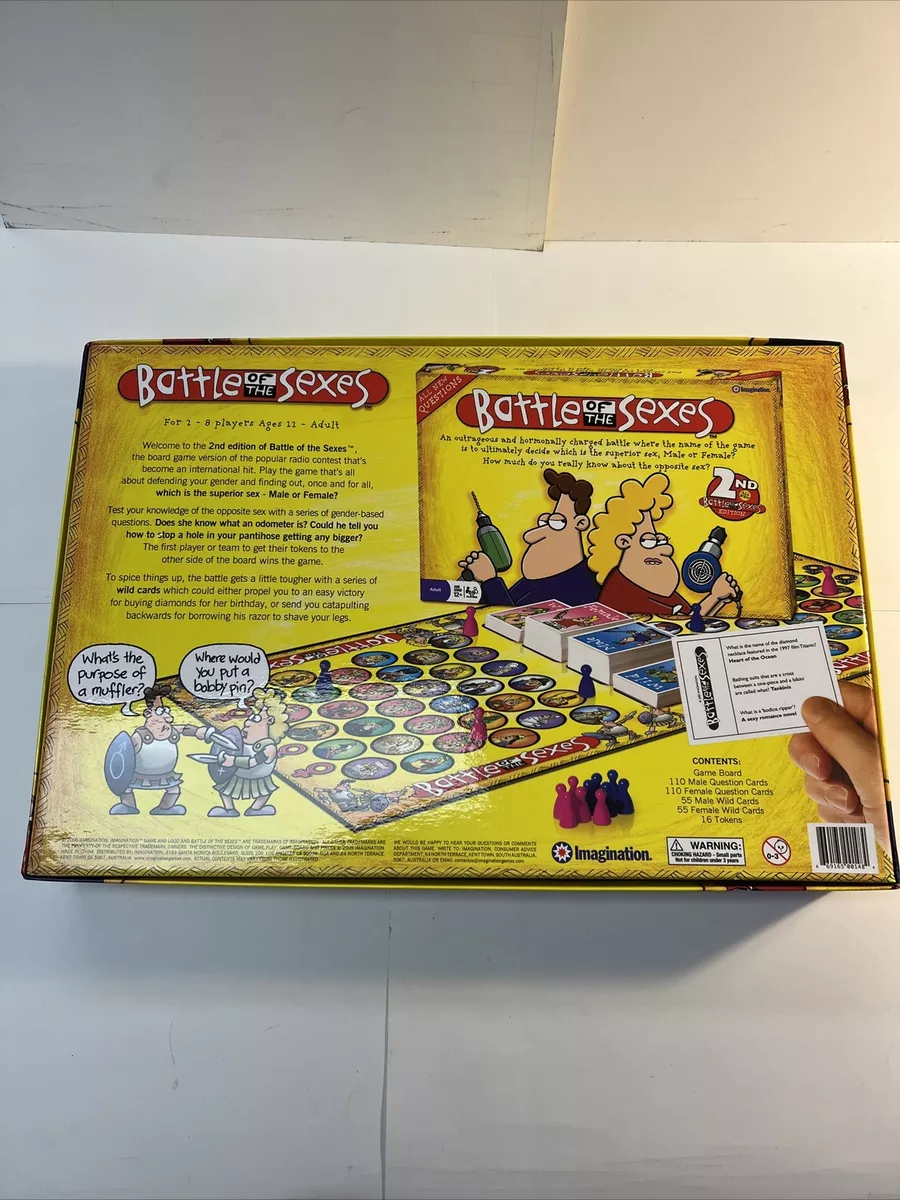 Battle of the Sexes 2nd Edition Board Game All new questions by