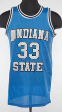New Freeship Mens Basketball Jersey Bird #33 Indiana State Jersey All Stitched