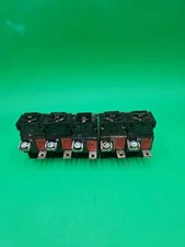 LOT OF 5 Pushmatic Bulldog Gould P120 1 Pole 20 Amp Circuit Breakers