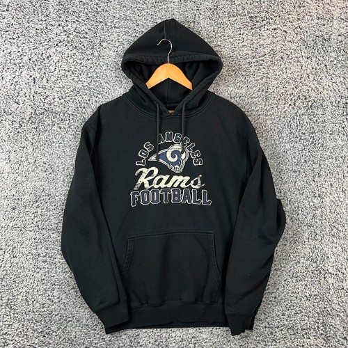 Los Angeles Rams Hoodie Adult XXL Black Sweatshirt NFL Football LA St Louis 2XL