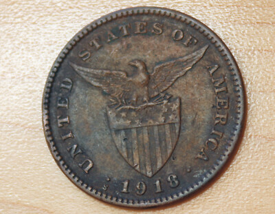 1918 Philippines 1 Centavo