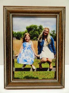 4x5-4x6-5x7-Brown-amp-Black-Rustic-Solid-Wood-Photo-Picture-Frame-New-Table-Top