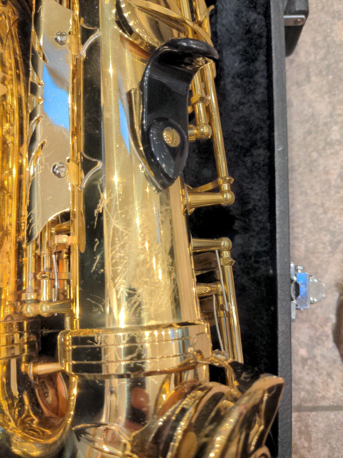 Jupiter 500 Series alto saxophone, inc. hardcase and accessories. Good