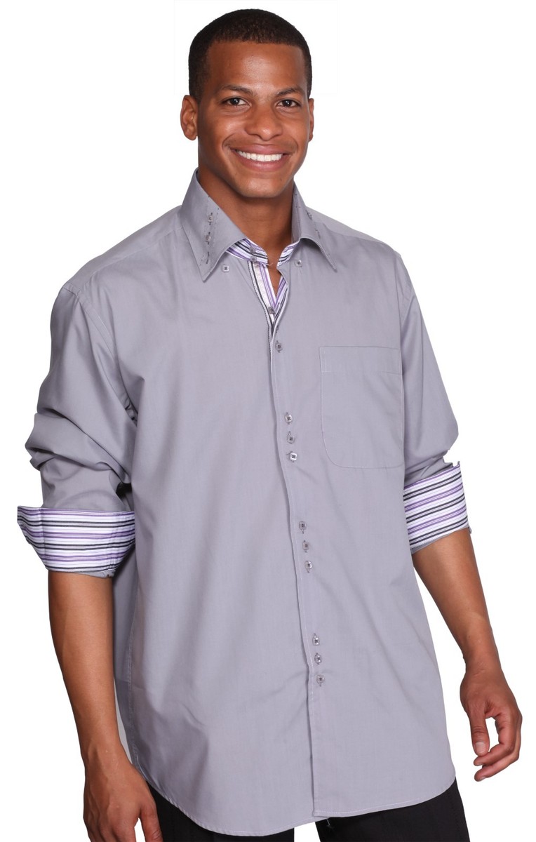 60 cotton 40 polyester dress shirts Mens Slim Fit Light Blue Dress Shirt | Plain Cuff | 60% Cotton 40%  Polyester