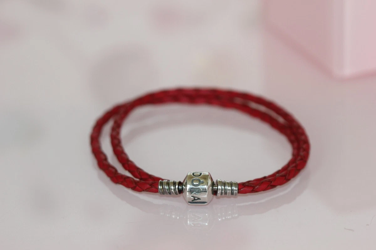 Pandora 2024 red leather