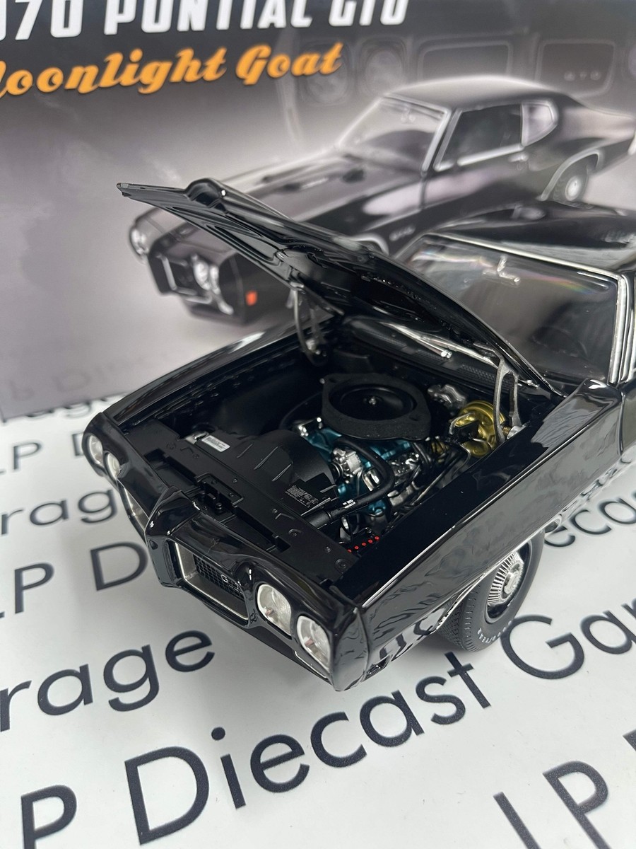 ACME 1970 Pontiac GTO Moonlight Black Goat 1:18 Diecast A1801218