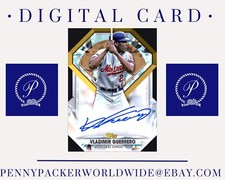 •Digital• Topps Bunt 22 Vladimir Guerrero Diamond Greats Die-Cut Blue Signature