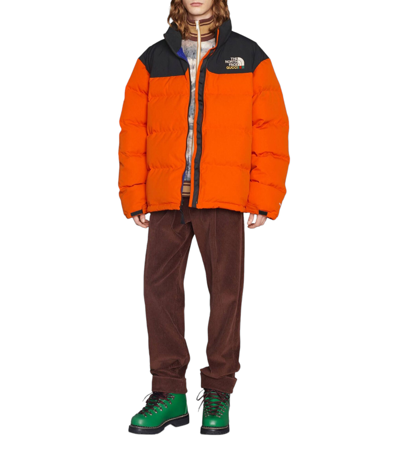 Men's North Face x Gucci Techno Ripstop 700 Down Jacket image 3