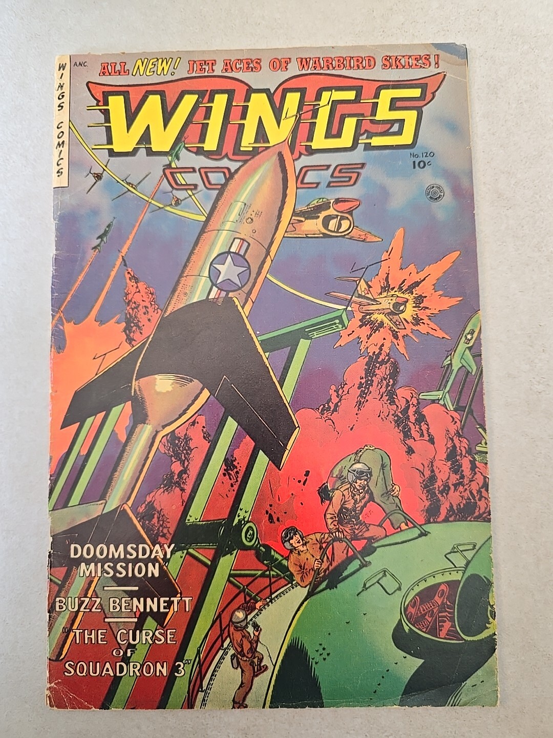 WINGS COMICS 120 DOOMSDAY MISSION! 1953 Golden Age Comics eBay