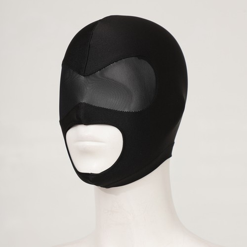 Adult Headgear Elastic Balaclava Hoods Cosplay Motorcycle Helmet Lined Black - Picture 10 of 47