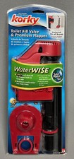 KORKY WaterWI E TOILET FILL VALVE  PREMIUM FLAPPER KIT   Model No. 818Z