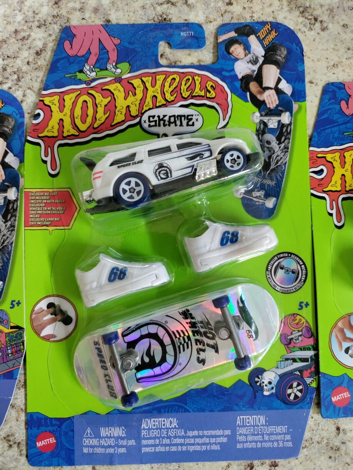 HOT WHEELS Pavement HW Skate Team Truck and Trailer Only Blue and Grey