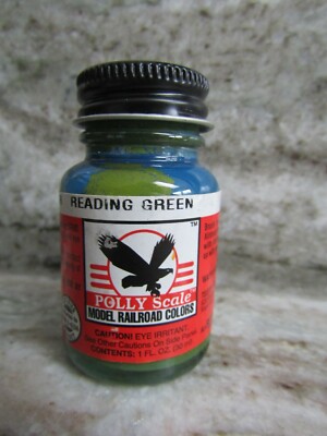FLOQUIL POLLY SCALE RAILROAD MODEL PAINT 1oz 1 oz - READING GREEN