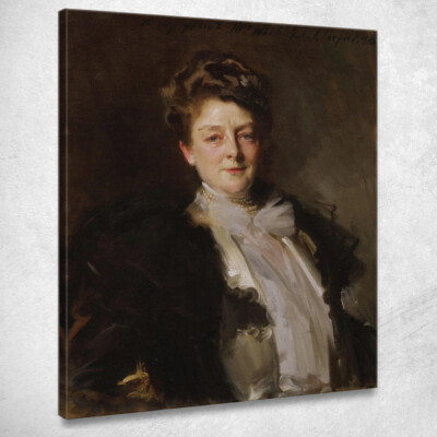Portrait Della Signora J. William White John Singer Sargent, jss242 Quadro Stamp