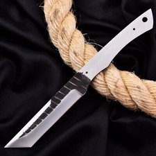 10" CUSTOM HANDMADE D2 STEEL BLANK TANTO BLADE D8