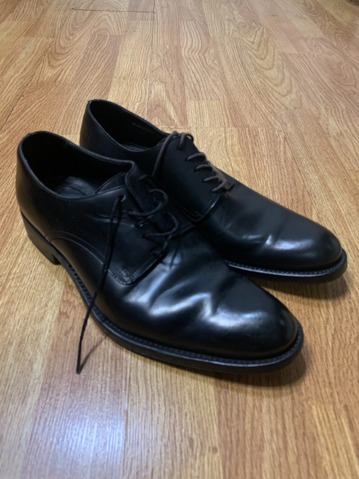 Chaussures habillées Christian Dior hommes EU 41 cuir noir Oxfords Preppy à lacets Italie