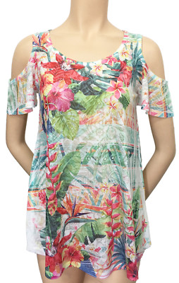 Tropical Flowers Soft n light weight Sublimation All Over Print OST372