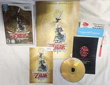 The Legend of Zelda Skyward Sword Premiere Ed. Strategy Book Poster Wii Music CD