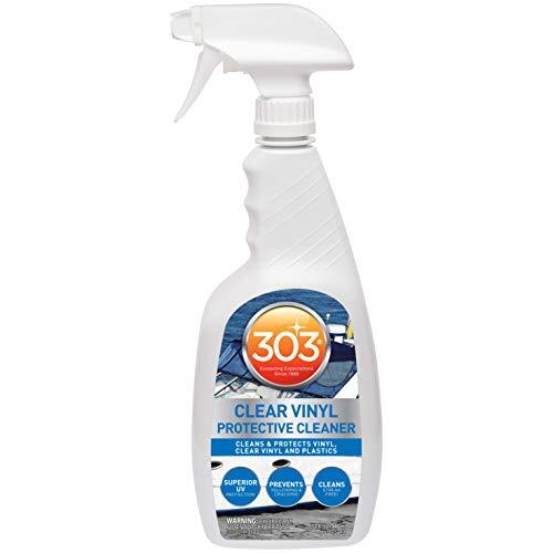 303 Products Marine Clear Protective Cleaner - Cleans and Protects Vinyl and 