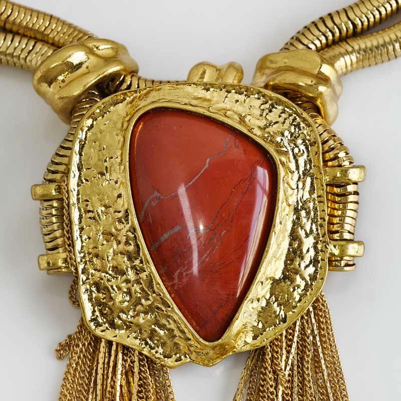 Collar colgante de piedra boho de Zara de 16" retro para mujer fiesta vacaciones joyería Foto 3 de 4