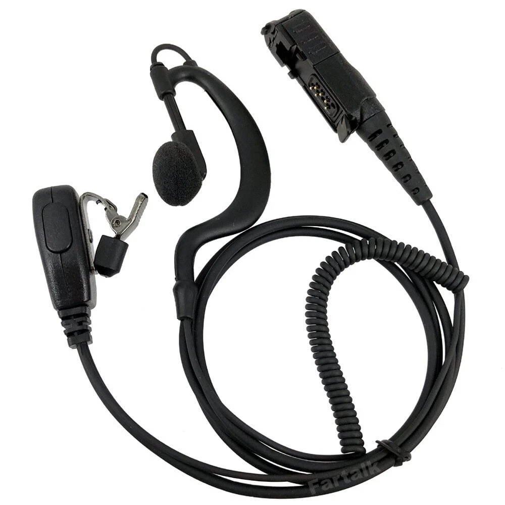 Earpiece Headset PTT Mic for Motorola Radio DP2400 DP2600 XiR Ham