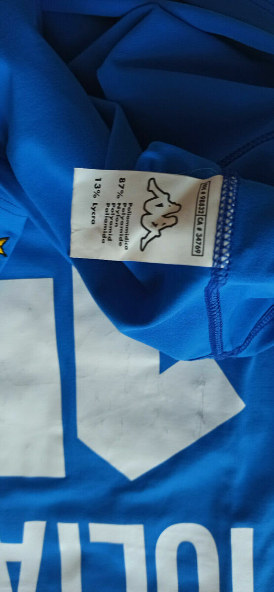 maglia italia Kappa EURO 2000 IULIANO Player version home XL maglia italia Kappa EURO 2000 IULIANO Player version home XL