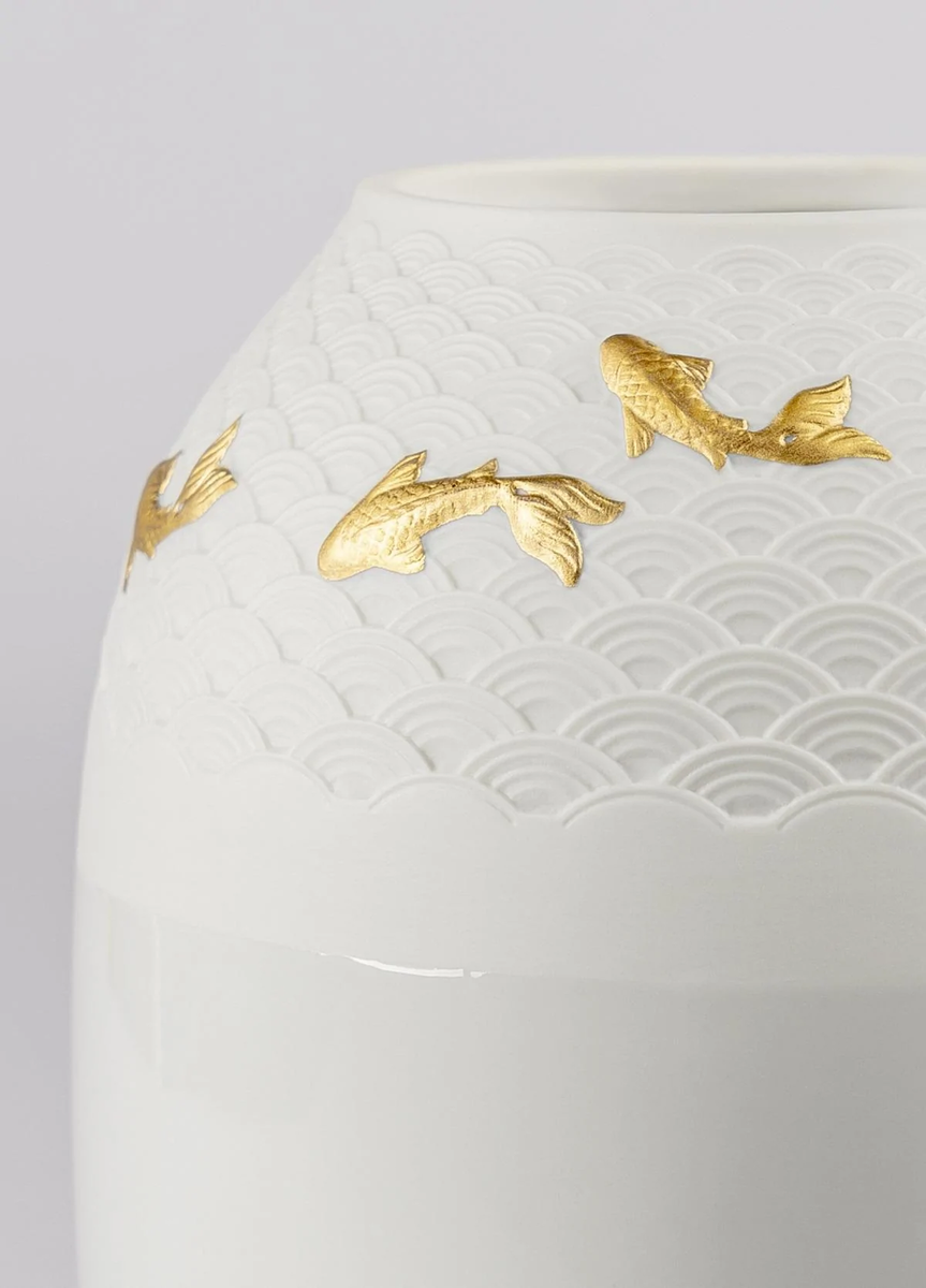 Lladro Koi Vase 01009462 | eBay