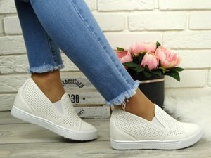 slip on wedge sneakers