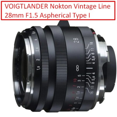 【美品】Voigtländer NOKTON 28mm F1.5　VMマウント Voigtlander 28mm F1.5 Aspherical NOKTON for Sony E-mount