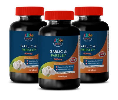lower bad cholesterol - Odorless Garlic & Parsley 600mg 3B - anti inflammatory