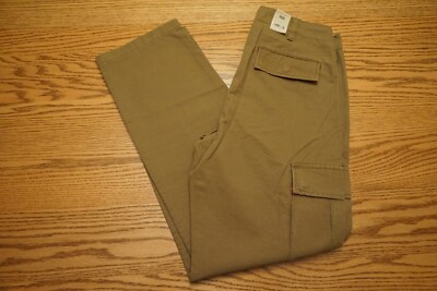 NWT MEN'S LEVI'S XX CARGO PANTS Multiple Sizes Straight Relaxed Cougar Brown $69