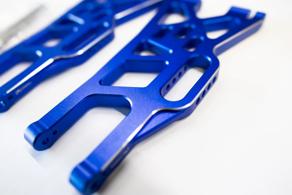 Cobra Racing Traxxas X Maxx Aluminum Lower Suspension A Arms (2) – Blue - Image 4 of 4