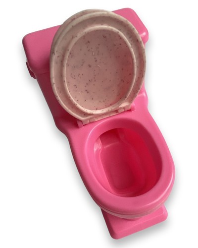 Rare Vintage 1993 Pink Mattel Barbie Doll Bathroom Play Set #9511 Retro - Bild 4 von 19