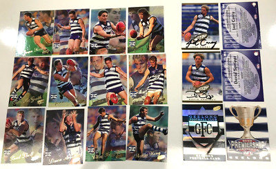2000 Select AFL Millenium Trading Card Base MASTER TEAM COLLECTION-GEELONG(12+4)