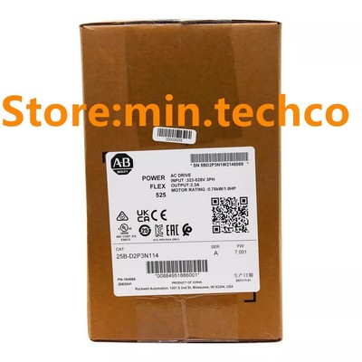 NEW Allen-Bradley 25B-D2P3N114 PowerFlex 525 0.75kW 1Hp AC Drive 25B-D2P3N114