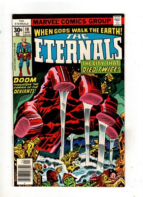Eternals #10 (1977) Jack Kirby Marvel Comics Deviants Celestials vf cond / sh6