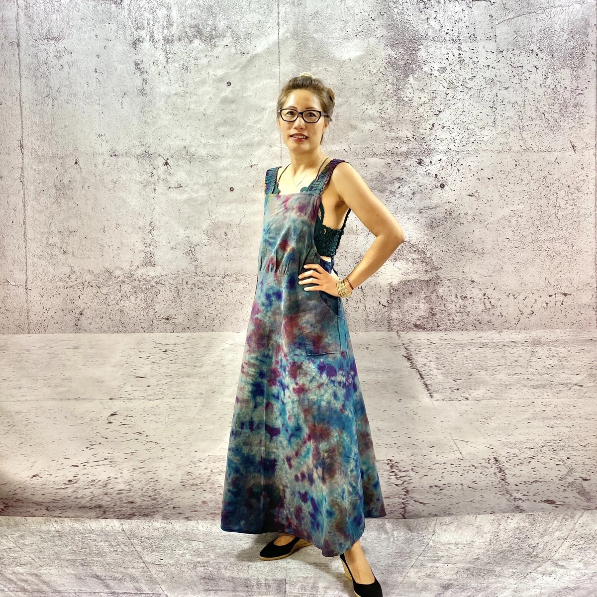 Tie dye cheap hippy dress