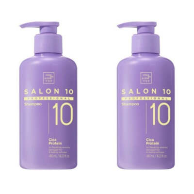 Mise En Scene Salon 10 Professional Cica Protein Shampoo 480ml*2Pcs - FREE SHIP