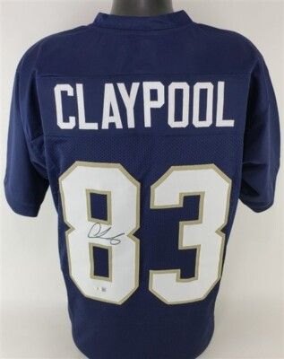 Chase Claypool Signed Notre Dame Fighting Irish Jersey (Beckett