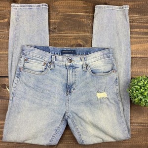 Aeropostale con aspecto envejecido Skinny Jeans para hombre Talla 31/32  (Entrepierna mide 30\