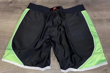 Cramer Padded Women Shorts Large Protective Apparel 1383 Black Lime Active Wear