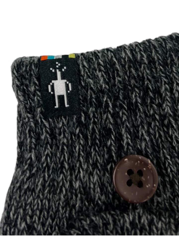 Guantes Smartwool Para Hombres Pequeños Acogedores Abatibles Gris Mezcla de Lana Merino Exterior  Foto 3 de 4