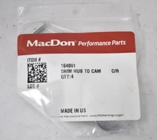 Lot of 4 MacDon Hub To Cam Shim Tools Stainless Steel Replacements 164061