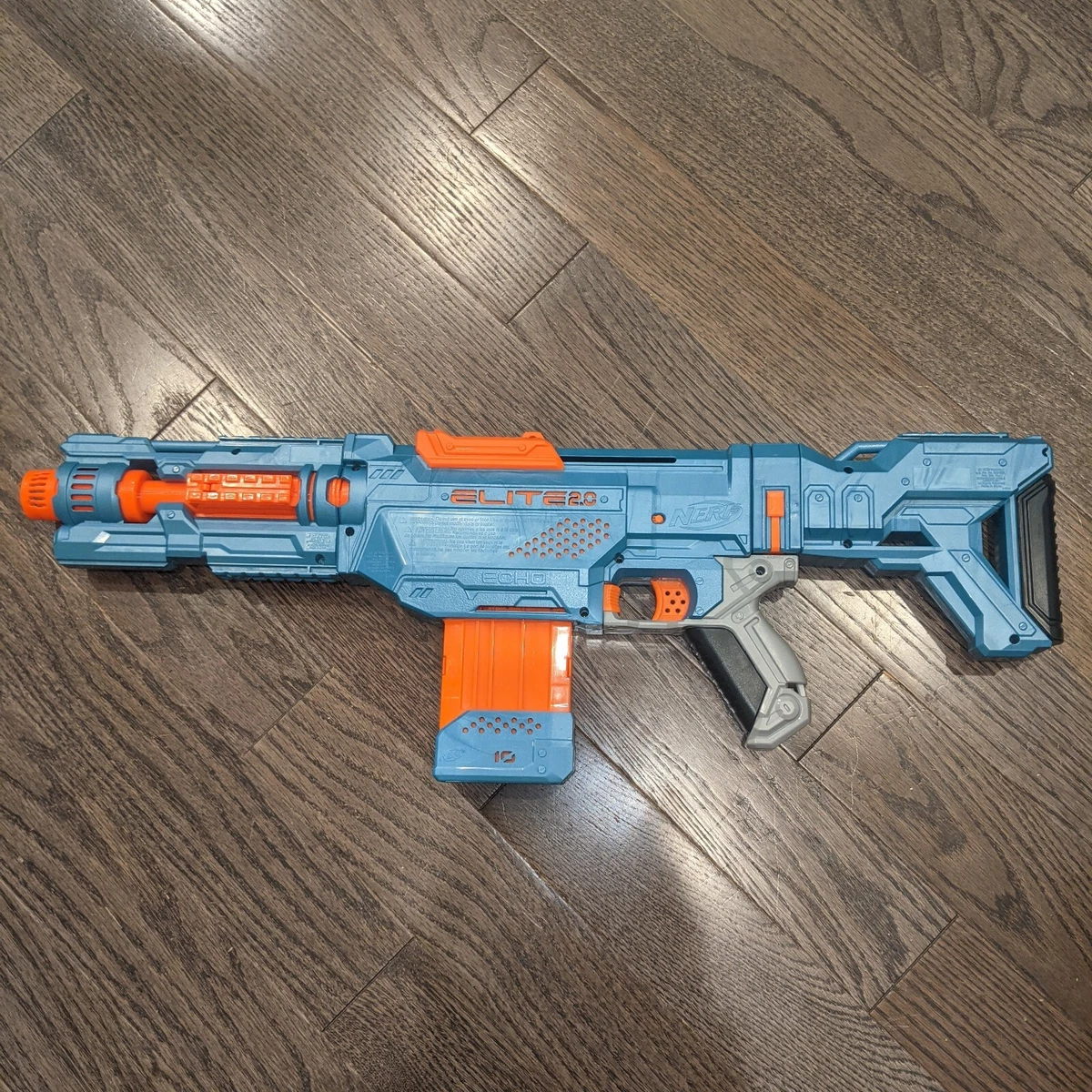 NERF Gun - ELITE 2.0 ECHO CS-10 with Barrel Stock And Delta Trooper Lot