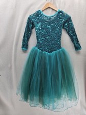 A Wish Come True Martha Ballet Tutu Dance Dress Turquoise Fits Size-M