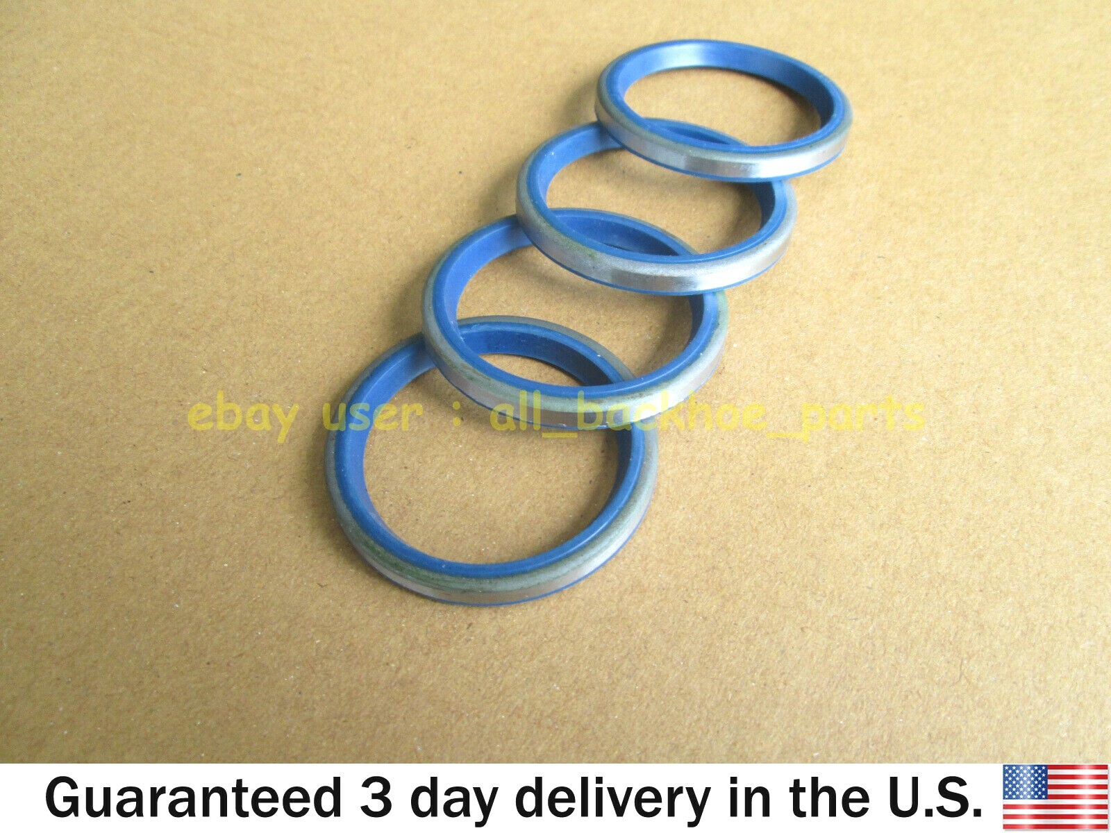 JCB BACKHOE PIVOT PIN SEAL, GREASE, SET OF 4 PCS. (PART 813/00425